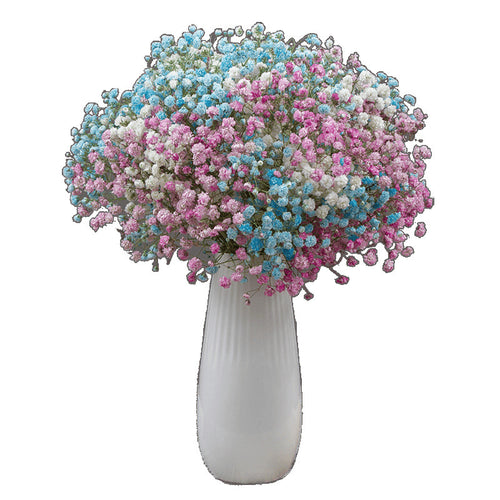 Artificial Dried Flower Bouquet – Decorative Faux Floral Arrangement for Living Room Decor (Vase Not Included)